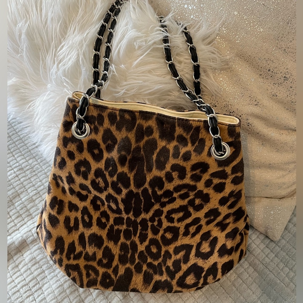 Animal print purse